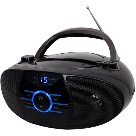 portable stereo compact disc player  amfm stereo radio  bluetooth walmartcom