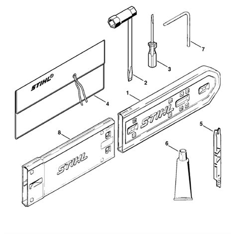 stihl ms  chainsaw ms iz parts diagram tools