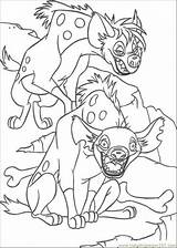 Hyena Lion King Coloring Pages Printable Cartoons sketch template