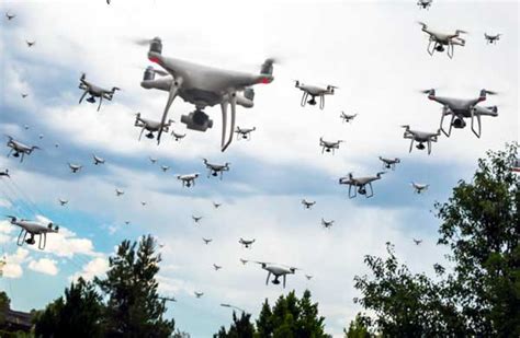 drone swarms  air defence systems