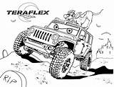 Jeep Pyrography Teraflex Colorare Ragazzi sketch template