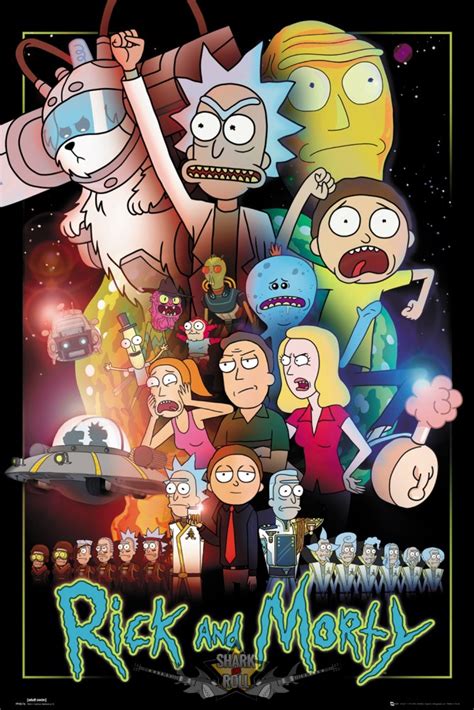 Rick And Morty Morty Wars Plakát Poszter Shark N Roll