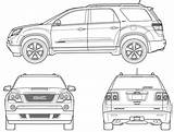 Gmc Acadia Clipart Blueprints Car Suv 2007 Blueprint Acadian Cliparts Vehicle Outline Modeling Utility Auto Clip Size 3d Library Museums sketch template