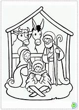 Nativity Coloring Pages Printable Scene Christmas Manger Simple Color Away Kids Colouring Drawings Animals Moments Precious Sheets Dinokids Printables Jesus sketch template