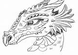 Dragon Breathing sketch template