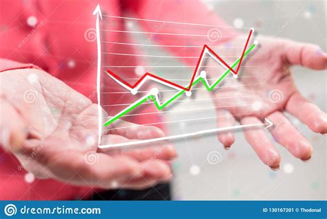 concept of business analysis stock image image of graph hand 130167201
