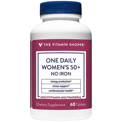 vitamin shoppe  daily womens  multivitamin   iron multimineral supplement