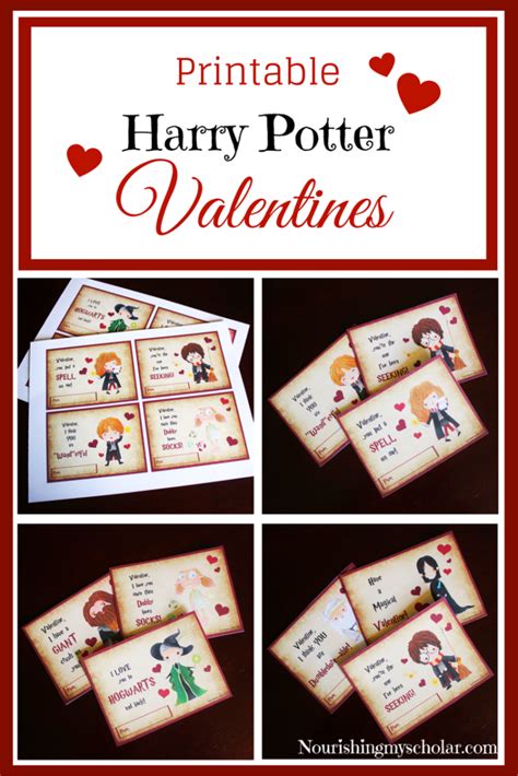 magical harry potter themed valentines day cards random acts  crafts