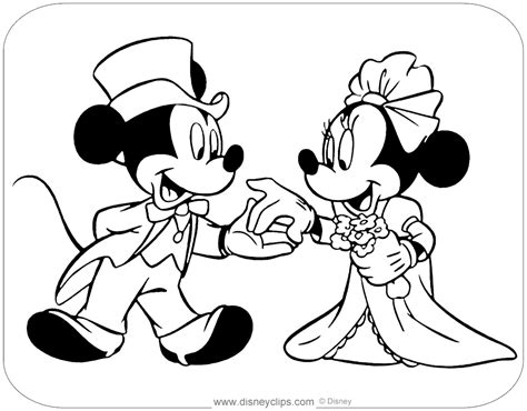 mickey  minnie mouse coloring pages disneyclipscom