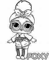 Coloring Surprise Foxy Doll Lol Pages Color Print Printable Topcoloringpages Logo sketch template