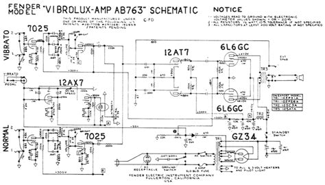 fender vibrolxu amp ab schematic electronic service manuals