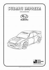 Subaru Coloring Impreza Pages Cool Cars Bmw Print sketch template