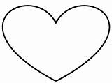 Heart Stencil Outline Clip Clipart Clker Vector Lisa Shared Online sketch template