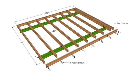 barn shed plans howtospecialist   build step