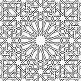 Alhambra Azulejos Marocain Mosaico Arabe Muster Morocco Islamique Islamische Mosaicos Meticulous Arabes Motifs Arabic Coloriage Geometrie Mosaic Imprimer Geométrico Arabisches sketch template