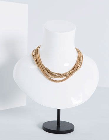 bershka slovenia multi chain necklace necklace multi chain