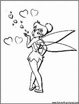 Coloring Tinkerbell Pages Valentine Disney Valentines Clipart Tinker Bell Printable Treasure Lost Popular Sheets Kids Fun Christmas Coloringhome Hearts Library sketch template