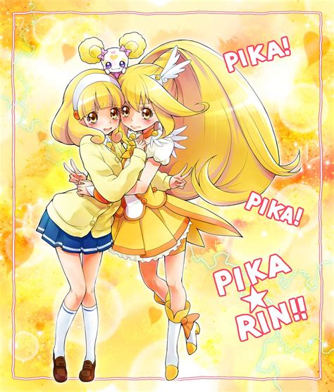 kise yayoi cure peace and candy precure and 1 more drawn by