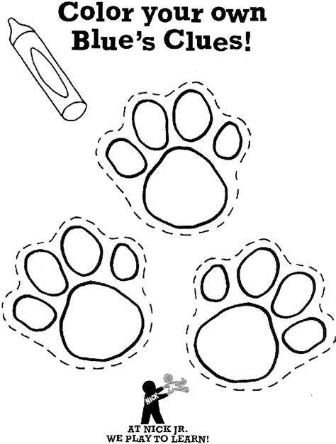 paw print coloring pages coloring home