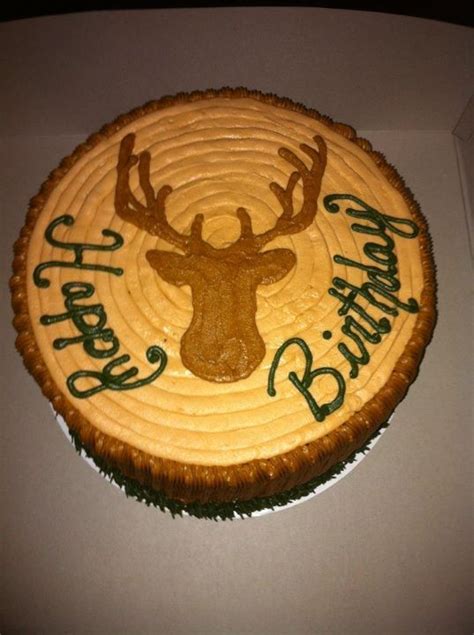 deer silhouette  tree stump tfl hunting cake hunting birthday cakes deer cakes
