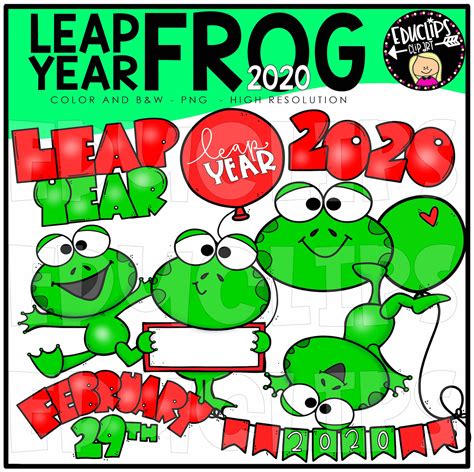happy leap year  clip art library