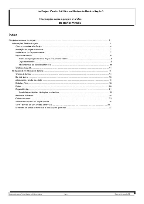 pdf dotproject versão 2 0 2 manual básico do usuário seção 3