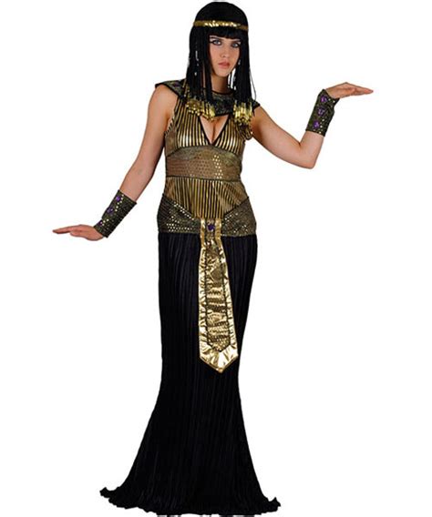 Womens Black Egyptian Goddess Cleopatra Costume Ubicaciondepersonas