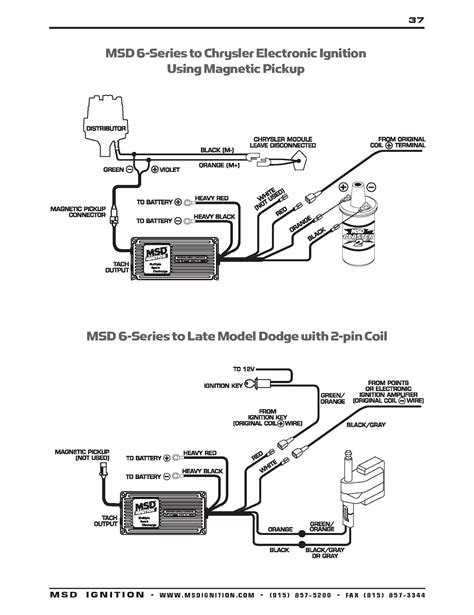 msd distributor wiring diagram easy wiring
