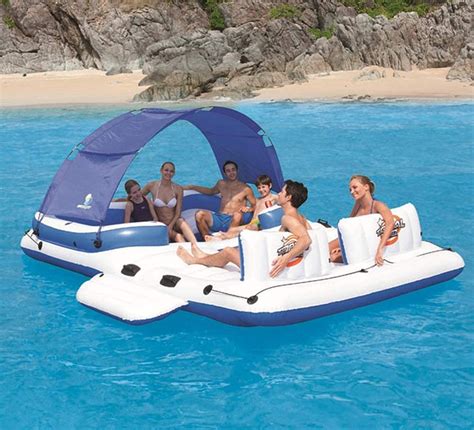sweet amazon find   inflatable island   perfect   summer