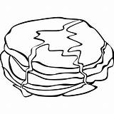 Pancake Cabbage Hotdog Poached sketch template