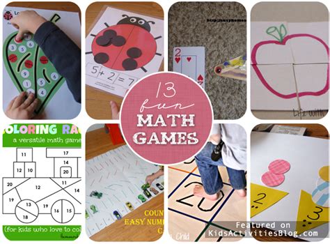 fun math games  kids kids activities blog