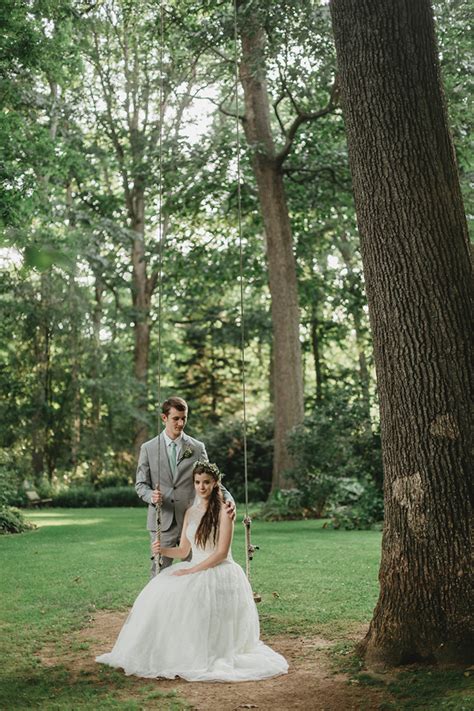 intimate garden wedding glamour and grace