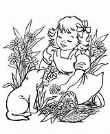 Coloring Pages Little Girls Popular sketch template