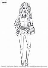 Barbie Dreamhouse Raquelle Drawingtutorials101 Cartoon sketch template
