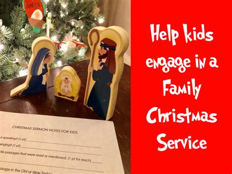 christmas sermon notes  kids deeper kidmin