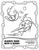 Tots Swim Buddy sketch template