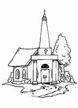 Church Coloring Pages Building Country Lds Kids Drawing Printable Color Sheets Getdrawings Getcolorings sketch template