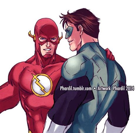 Barry Allen And Hal Jordan Photo Superbat And Jl