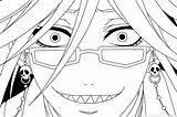 Butler Coloring Pages Grell Sutcliff Anime Wallpaper Drawing sketch template