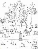 Coloring Halloween Pages Cemetery Mario Odyssey Adult Printable Book Super Favecrafts Popular sketch template