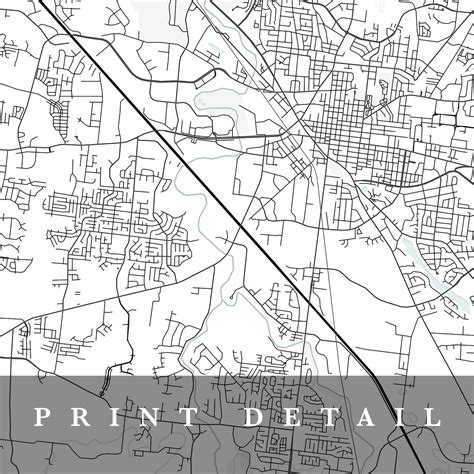 murfreesboro map murfreesboro tennessee city map home town etsy
