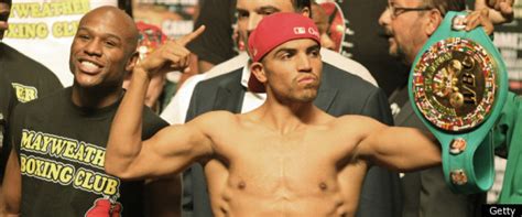 victor ortiz vs floyd mayweather jr welterweight bout takes place under the shadow of manny