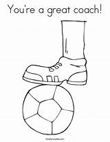 Coach Coloring Great Soccer Re Noodle Built California Usa Popular sketch template