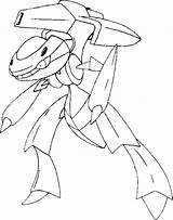 Genesect Pokemon Pages Coloring Pokémon sketch template