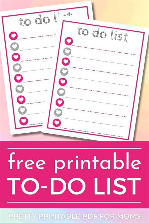 printable   list printable   list   lists printable daily