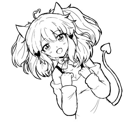 anime girls coloring page printable coloring page coloring home