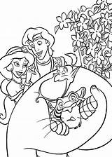Coloring Pages Disney Printable Aladdin Kids Cartoons 4kids Book Beast Beauty sketch template