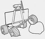Drawing Line Rover Moon Space Drawings Draw Getdrawings Paintingvalley sketch template