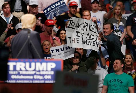 trump s rhetoric on muslims plays well with fans but horrifies others