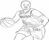 Coloring Pages Lillard Damian Coloriage Nba Basketball Info Printable sketch template